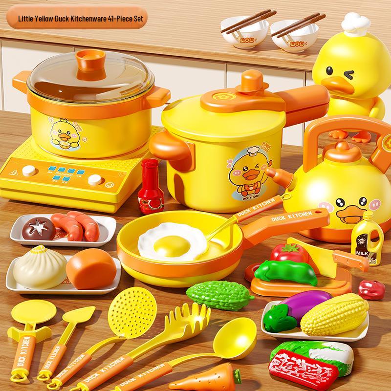 Complete Baby Kitchen Play Set: Simulation Cooking Toys for Girls Ages 1-6