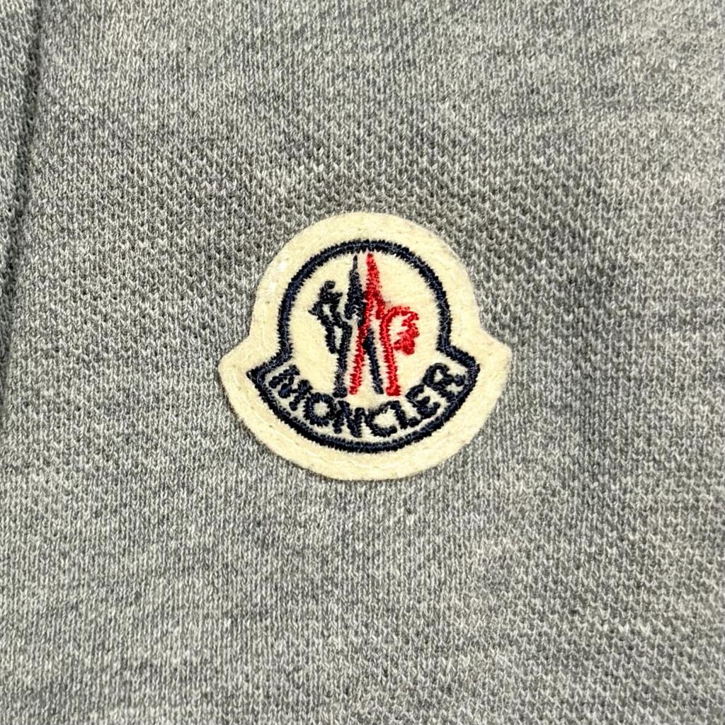 Used MONCLER 1091830515084556Polo shirt gray mens