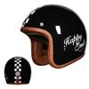 Ретро мотоциклетный шлем для мужчин и женщин Harley Half Helmet Motorcycle Buckle 3/4 шлем Four Seasons American Style