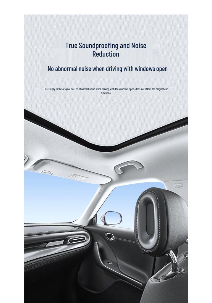 Электростатическая солнцезащитная шторка люка для Mercedes-Benz SMART FORFOUR 135