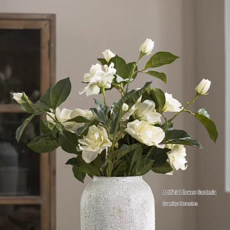 Wabi-Sabi Style Mottled Ceramic Vase - Retro Chinese Decor for Foyer, TV Cabinet, or Flower Arrangements