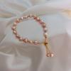 Korean Fashion Baroque Freshwater Pearl & Crystal Beaded Luxury Bracelet
