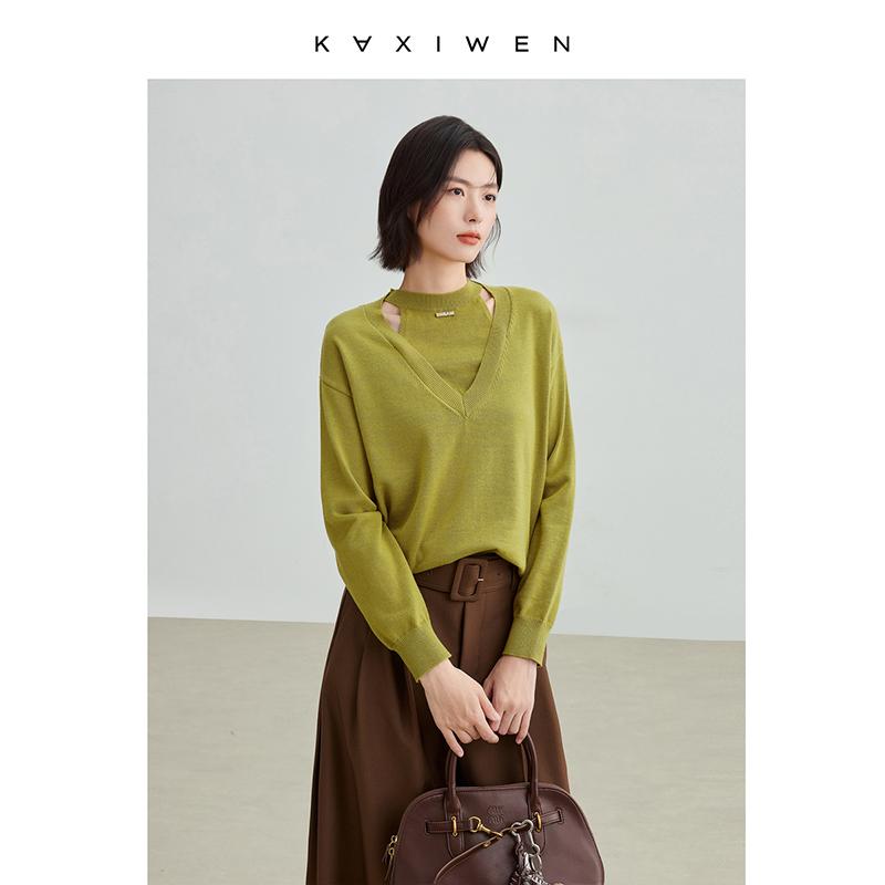 Fashionable Fake Two Off Shoulder Tops