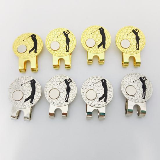 Зажим для шляпы для гольфа, магнитный держатель для мяча для гольфа, мужские и женские шляпы для гольфа, брюки, сумки, козырьки, ремни, металлический зажим, аксессуары для гольфа, подарок для энтузиастов