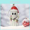 Милый рождественский ornament снеговик с цветной шляпой, идеально подходит для праздничных украшений