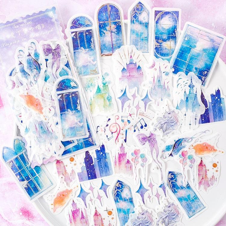 60pcs Vintage INS Stickers pack Creativity Decorative collage Hand Account Diary Stick Labels Junk Journal Scrapbooking material