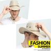 2021 New Outdoor Wide Brim Hat Men's Retro Classic Summer Cool Western Cowboy Hat All-match Linen Sun Hat