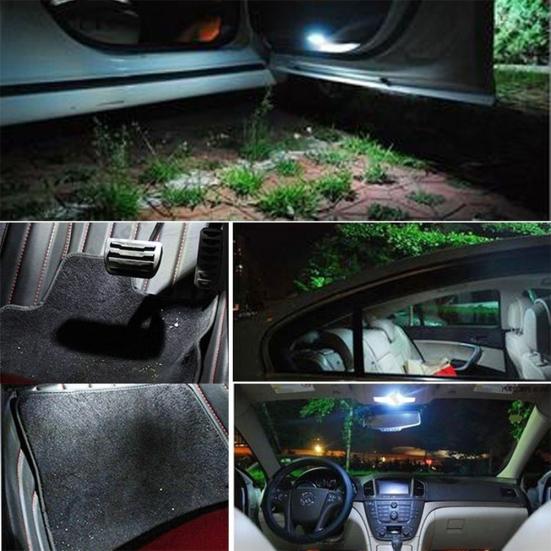4Pcs T10 W5W COB LED Canbus Super Bright Wedge Parking Light Car Lamps