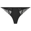 Logo Lace Thong Women Underwear Space-Black QF7163-UB1
