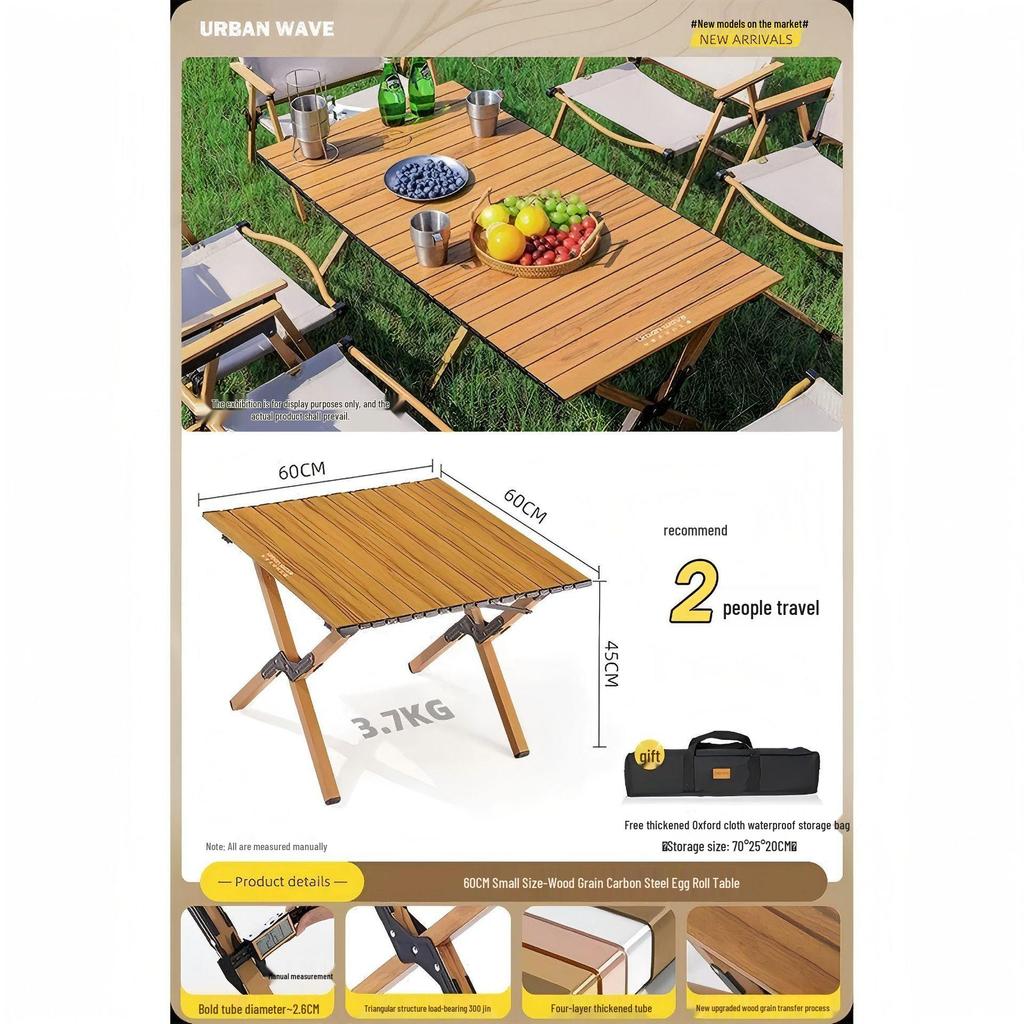 "Портативный сверхлегкий складной походный стул Kermit для улицы, пляжа и пикника"