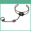 Подвеска Паук Браслет на Хэллоуин с отделкой капельной эмалью для женщин в готическом стиле