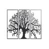 Wall Decoration DKD Home Decor 3 Pieces Black Tree Metal (105 X 1.3 X 91 Cm)