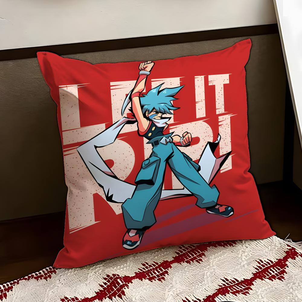 Anime BBeyblade Cartoon Cushion Cover Reversible Soft Durable Pillow Cover Home Car MultiScene Use for Daily Comfort