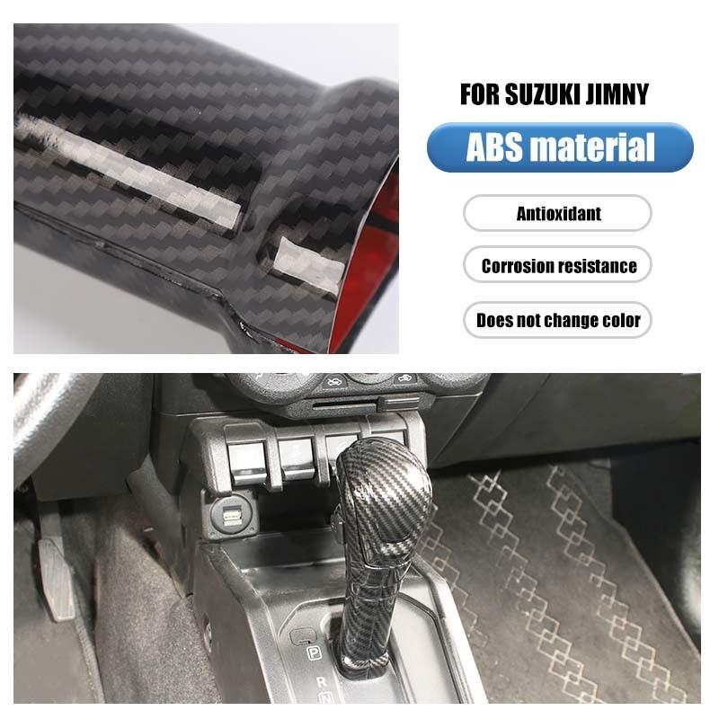 Крышка боковой панели автомобиля, рычаг переключения передач, защитная наклейка для автомобиля Suzuki Jimny, 2019, автомобильные аксессуары из АБС-пластика
