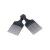 Black Insert Hair Combs Plastic Pick Comb Curly Afro Fork Hairbrush  Barber