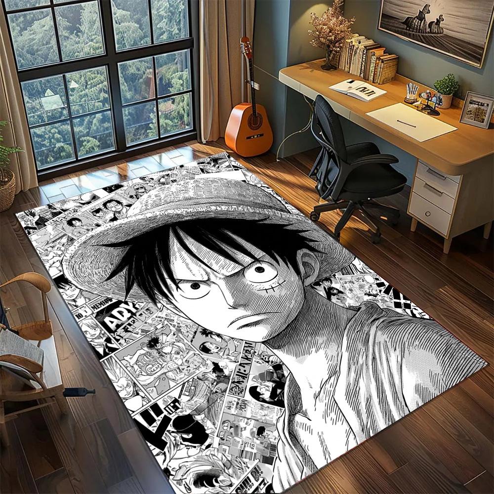 One Piece!Rug Carpet Large Area Rug Non Slip Washable Floor Mat Gamer Room Bedroom Home Decor