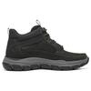 Skechers Уважаемые Мужские Черные Высокие Туристические Ботинки Кожаные 204454C-BLK