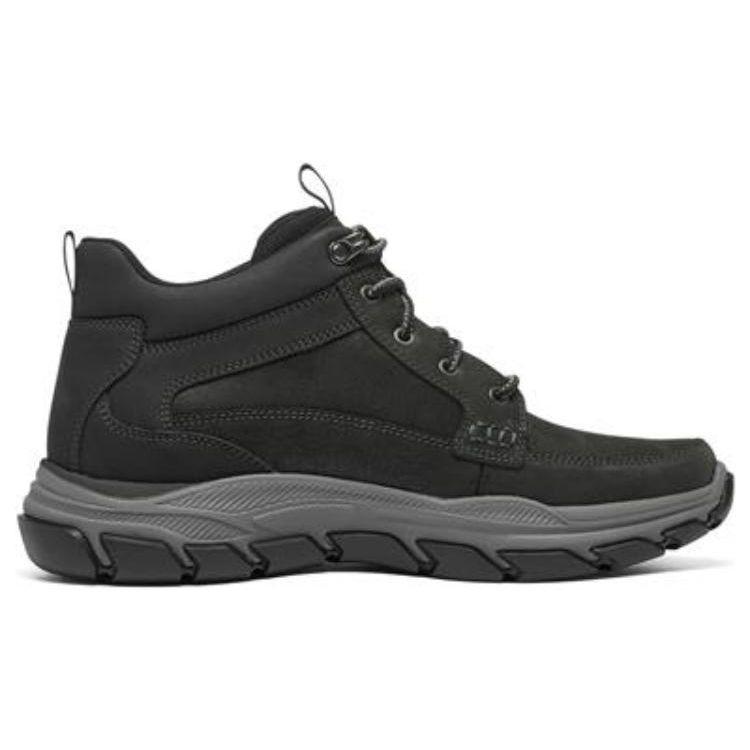Skechers Уважаемые Мужские Черные Высокие Туристические Ботинки Кожаные 204454C-BLK