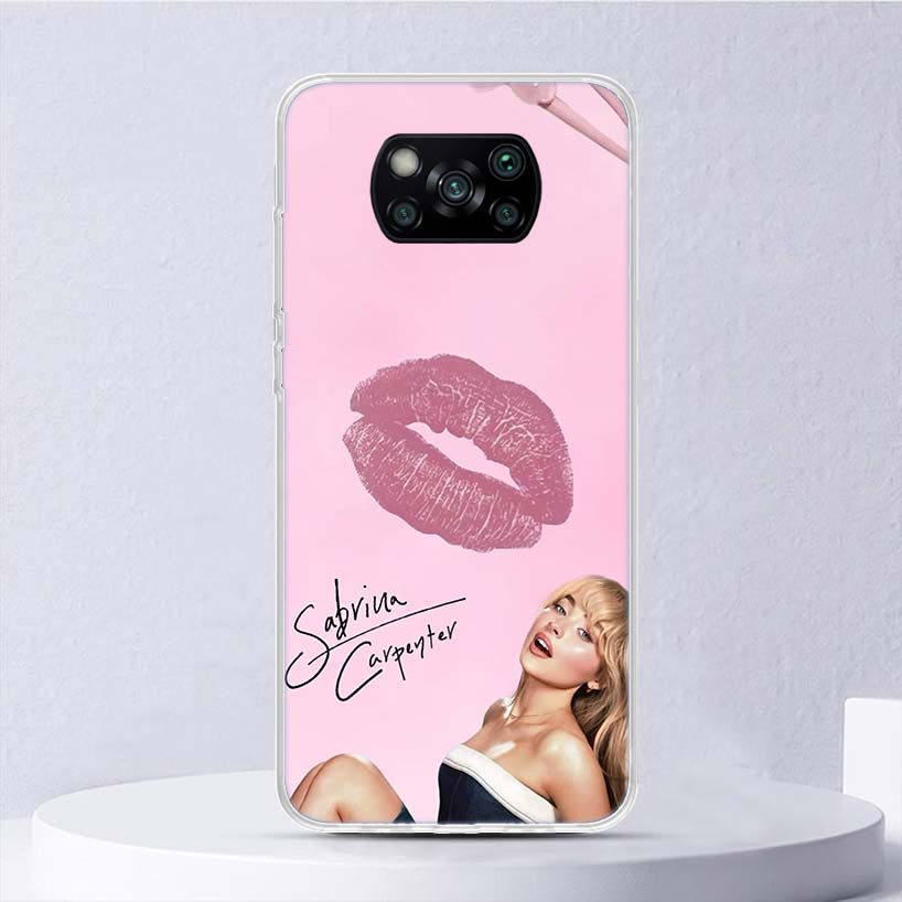 CR66 S-Sabrina C-Carpenter Soft Case For Xiaomi Poco X7 X6 X5 X4 X3 Nfc F7 Ultra F6 F5 Pro Phone Cover F4 Gt F3 M5S M4 M3 M5 M6