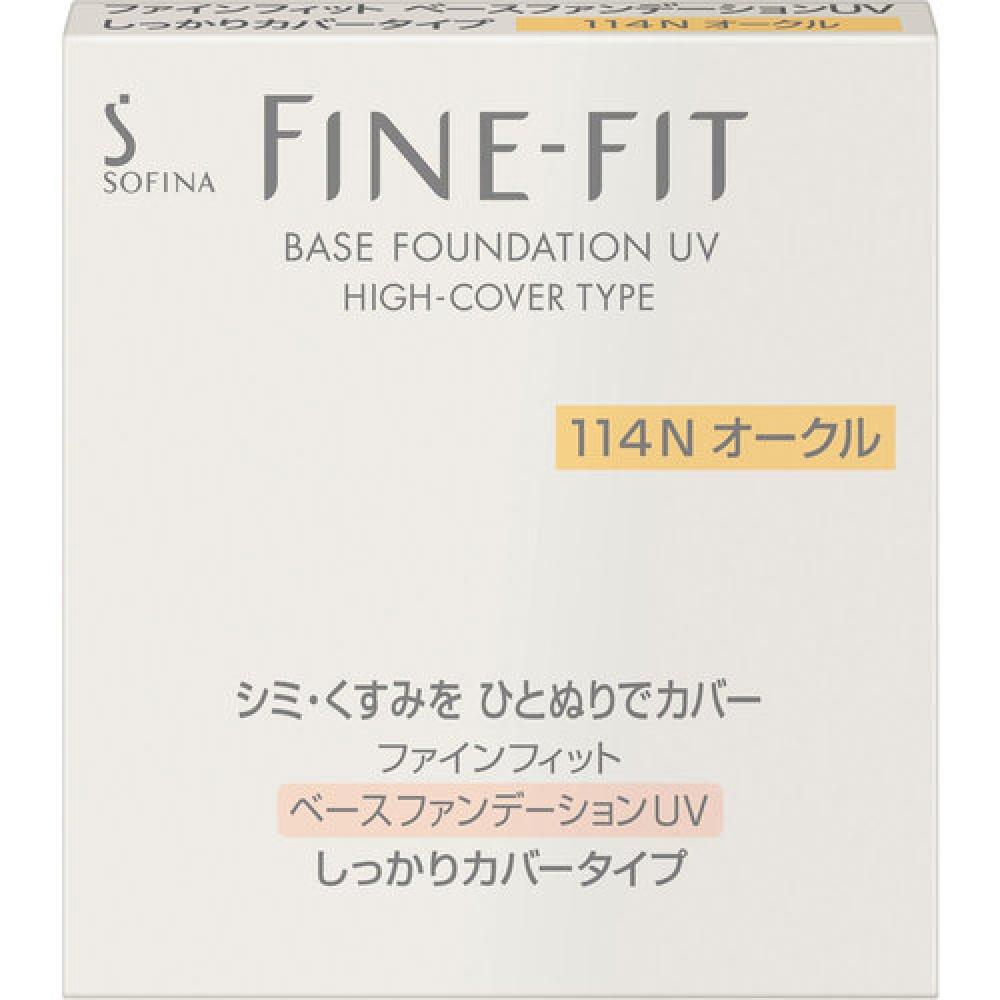 Fine Fit Base Foundation Uv Secure Cover Type Ma 114n Ochre 10g