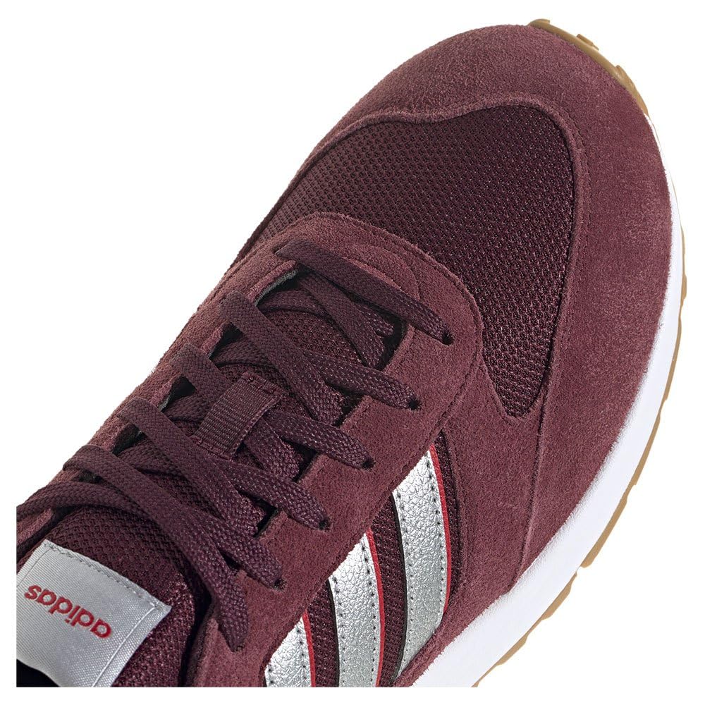adidas Кроссовки унисекс 80-х, размер Shadow см, для взрослых, NLG92, Красный/Матовый Серебристый/Бордовый (ID1270), 28,0