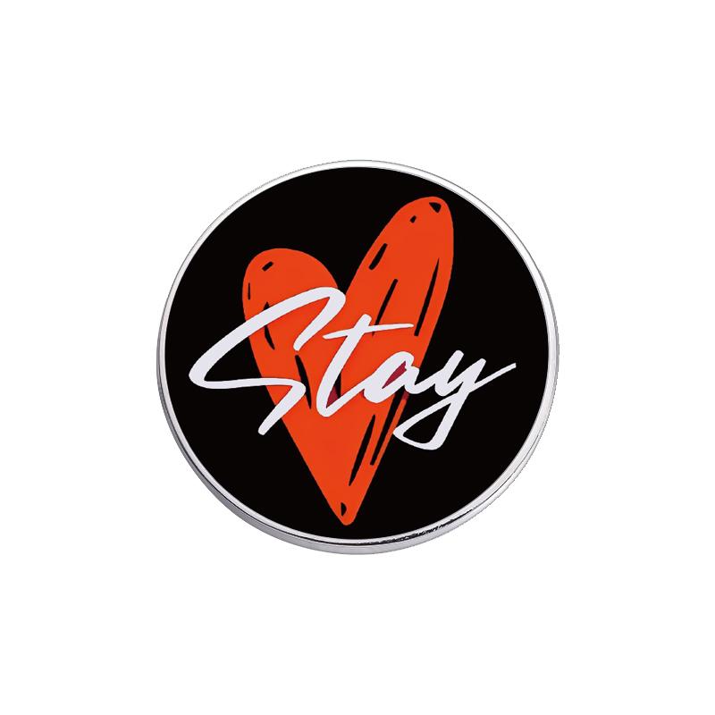 Punk UV Printing Design Pins I Love Horror Movies Brooches Clothes Lapel Badge Backpack Halloween Jewelry Gift For Friends