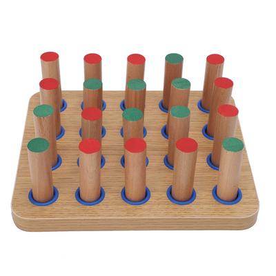 Деревянная вставная пластина для ловкости пальцев, улучшения мелкой моторики, реабилитации рук, колышек