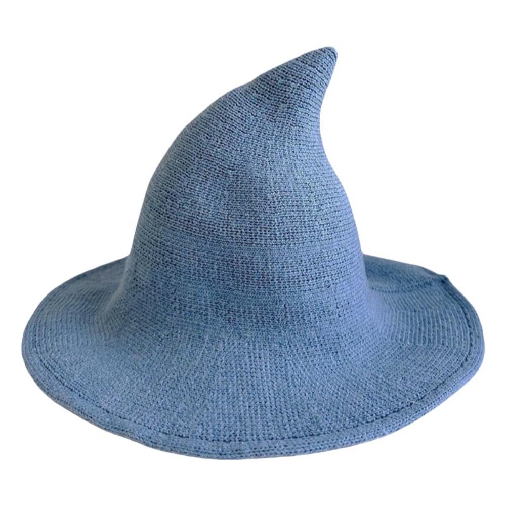Solid Color Halloween Witch Hat High Quality Costume Hat Fashionable Magical Hat For Women