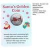 Рождественская сувенирная монета Санта-Клаус Монета с изображением лося Металлическая коллекционная праздничная монета для детей Подарочные рождественские вечеринки Чулки Наполнители