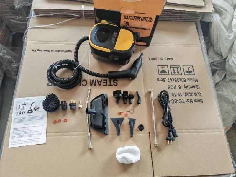 Compact Kitchen Oil Fume Extractor & Sterilizing Steam Cleaner