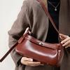 Cowhide Underarm Bag New Niche One-shoulder Messenger Bag Women's Bag