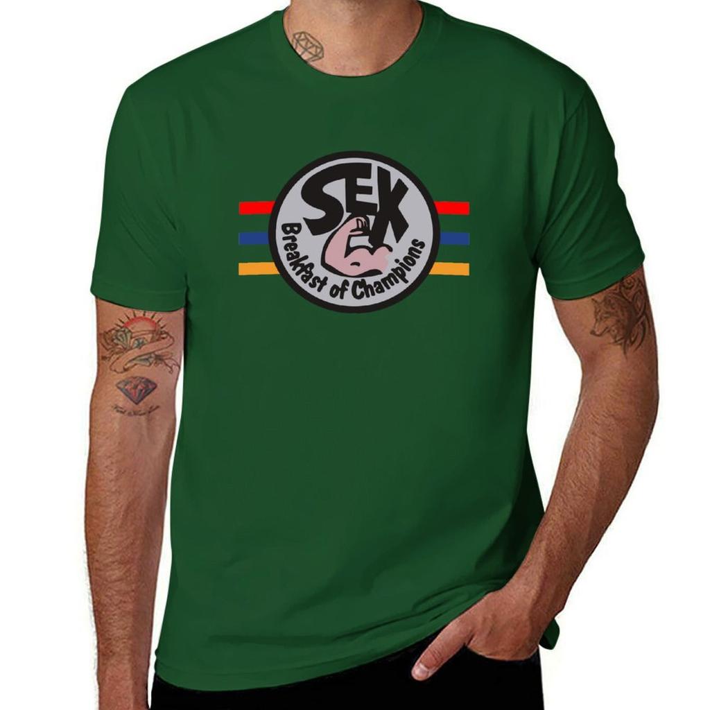 James Hunt Sex Breakfast Champions F1 Short Sleeve T Shirt Tshirt Summer Tops Plain Summer Clothes Unisexs Graphic Tshirts