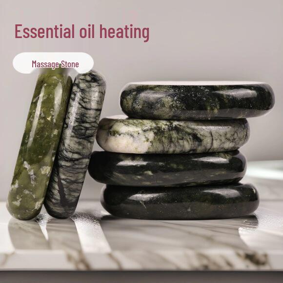 Xiuyan Jade Cooling Pillow - Natural Sweat-Resistant, Breathable, and Hollow Design for Cervical Support and Summer Comfort.