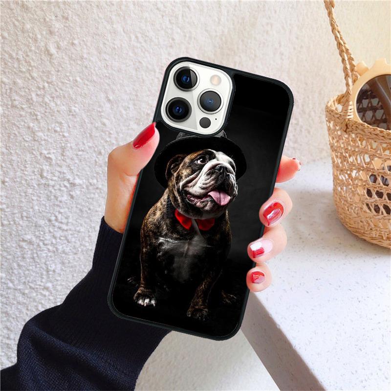 Смешной чехол для телефона с французским бульдогом для iPhone 17 Air 16 Coque 15 14 12 13 PLUS 11 PRO MAX Задняя крышка Fundas Shell