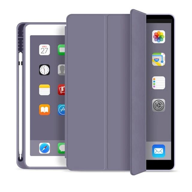 Чехол для iPad Mini 6, 5 с держателем-карандашом, чехол для iPad Pro 12,9, 11, 2021, 2020, чехол для iPad Air 4, 3, 2, 1, чехол для iPad 10,2, 7, 8, 9 поколения