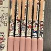 6 шт. гелевая ручка Kawaii Crayon Shin-Chan, быстросохнущие черные чернила для письма, гладкая мягкая ручка, милые канцелярские принадлежности для студентов, офисные принадлежности