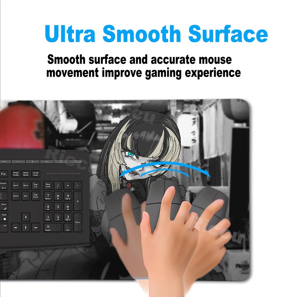 Anime Girl Desk Mat Juufuutei Raden Mouse Pad PC Cabinet Pad Gaming Accessories Gamer XXL Keyboard Tablemat E-Sports Carpet Rug