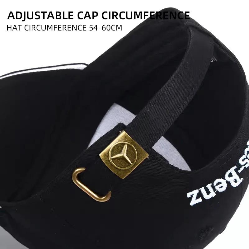 WAM3 Car Duck Tongue Cap For Mercedes benz 3D Hat Car MOTO GP Racing F1 Baseball Cap Hat Adjustable Casual Trucket Hat hip hop