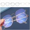 Classic Eye Wear Metal Anti-blue Light Glasses Myopia Optical Mirror Eyeglasses Vision Care