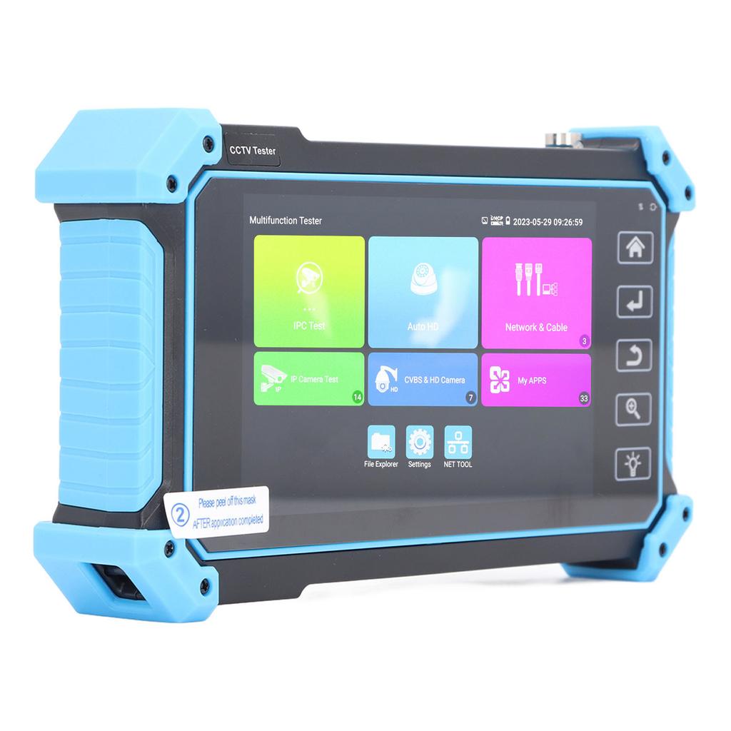 Тестер камеры видеонаблюдения HD VGA Входной сетевой аналоговый коаксиальный монитор AHD TVI CVI Тестер камеры с линией F