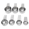 7Pcs Measuring Cups Set Stainless Steel Stackable Multifunctional Metal Nesting Measuring Cups Set