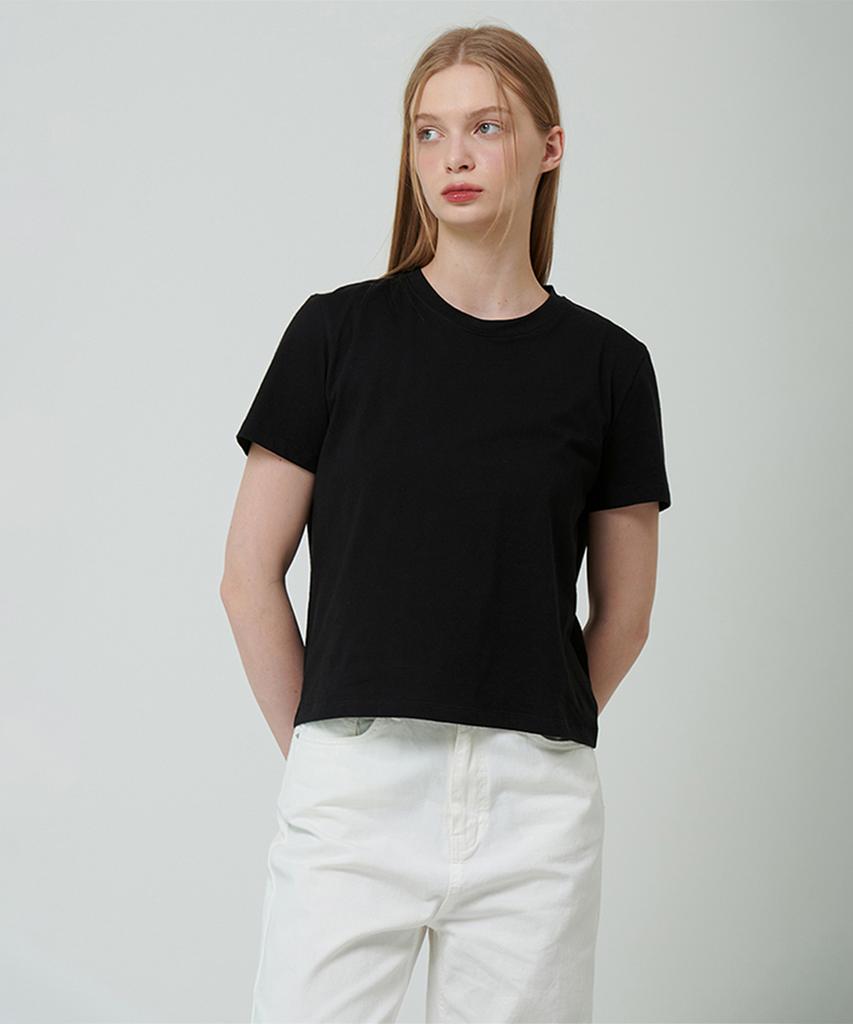 PINBLACK Essential Round Short Sleeve T-Shirt Black