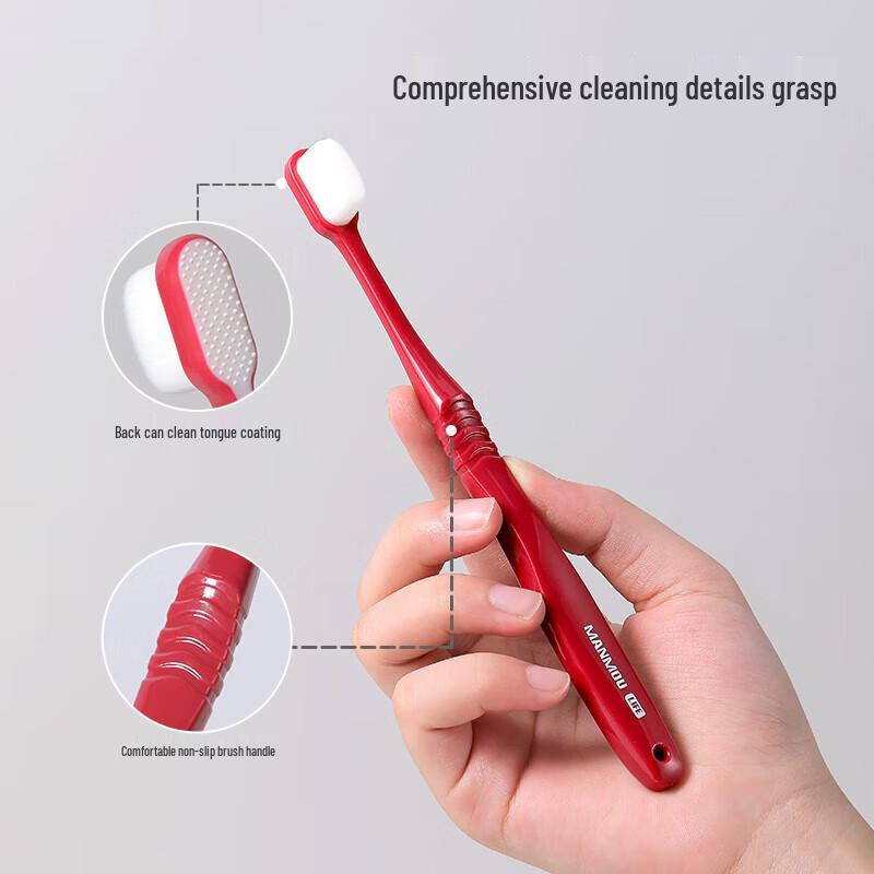 RAOYI Ultra-Soft Toothbrushes, 4-Pack