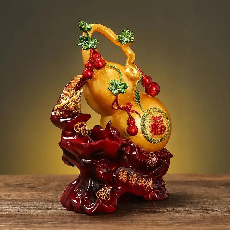 Фэн-шуй тыква удачи Crsfts украшения для гостиной талисман тыква золотая жаба тумба под телевизор домашний декор