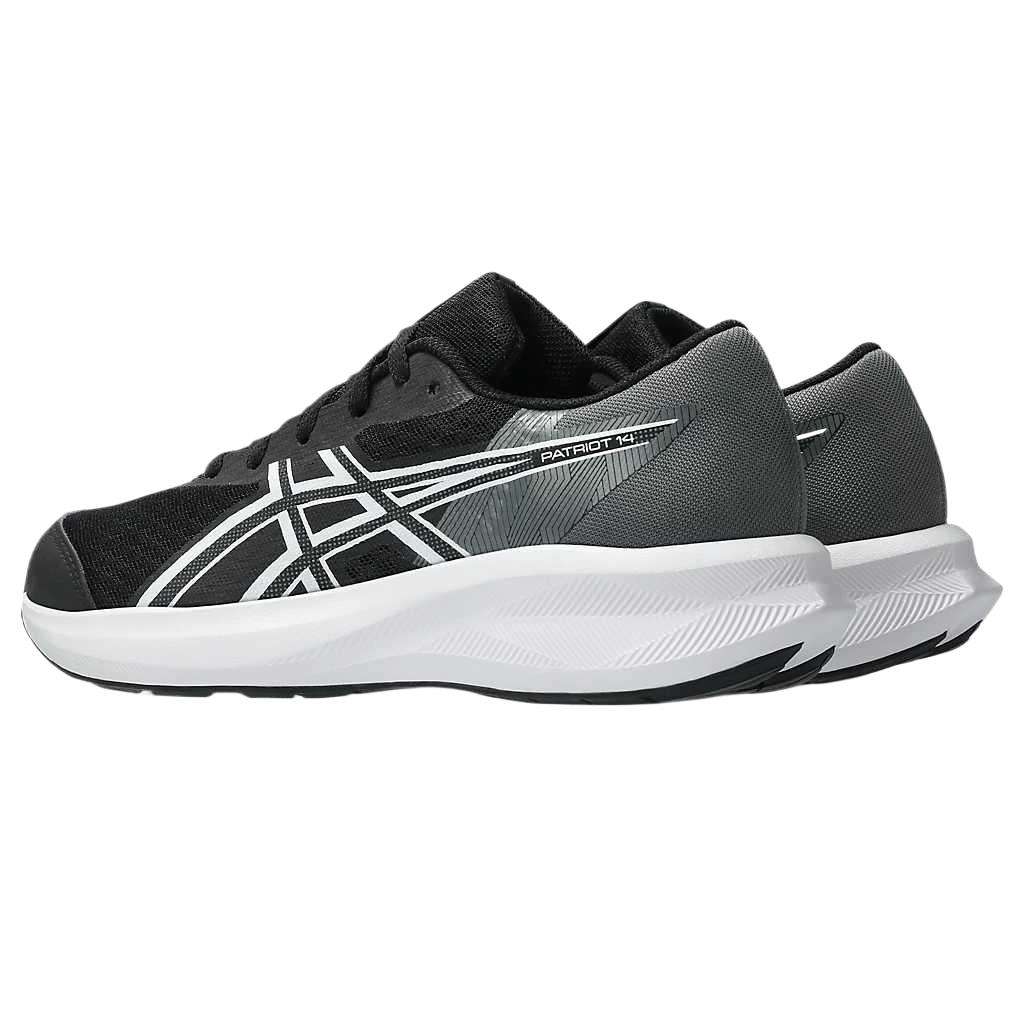 Asics Patriot 14 Сетчатые Удобные Толстая Подошва Дышащие Низкие Кроссовки для Бега Детские кроссовки 1014A392-002
