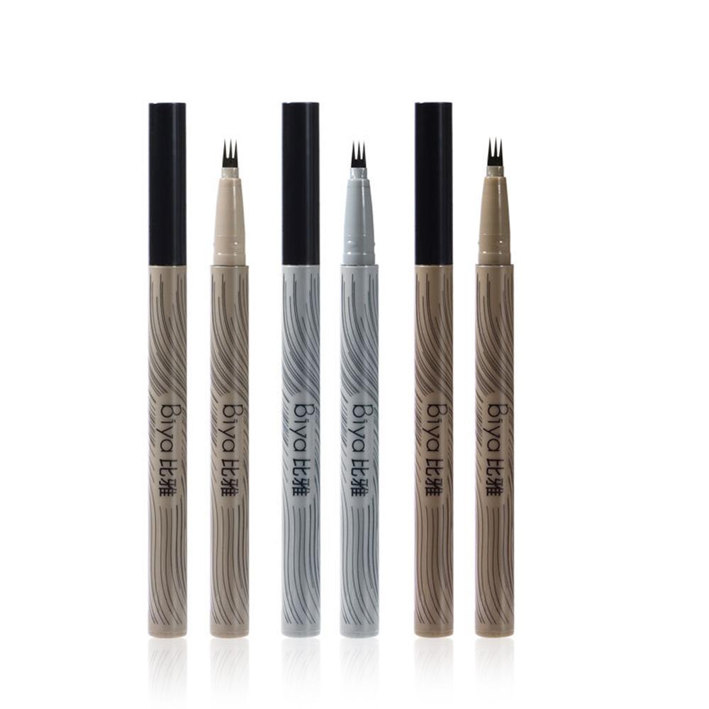 Biya Многофункциональный карандаш для бровей Определите нижние ресницы Стойкая ультратонкая подводка для глаз Водный карандаш для бровей