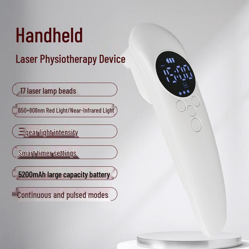 Portable Handheld Infrared Laser Therapy Device - 650nm & 808nm Red Light Therapy