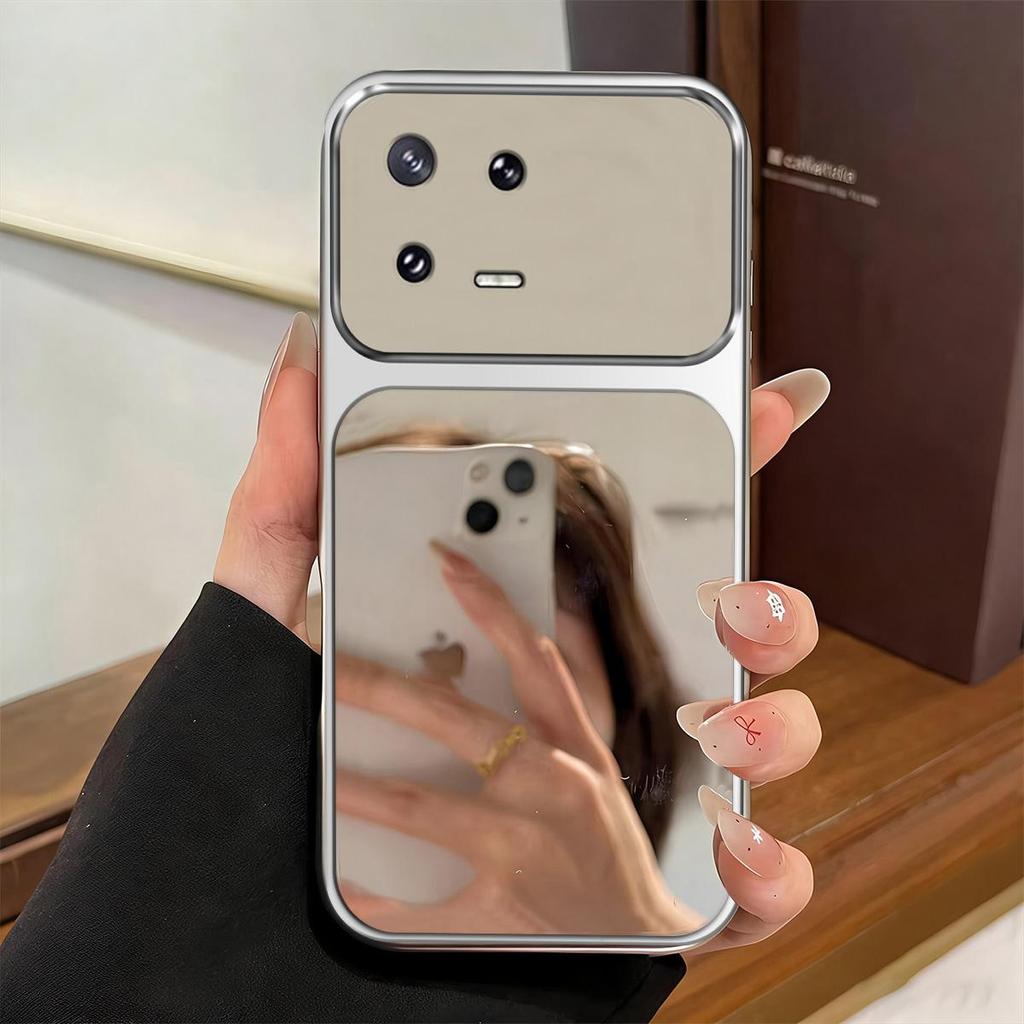 Case for Xiaomi 13 Pro,13 Trending Big Window Cover Mirror Phone Casing