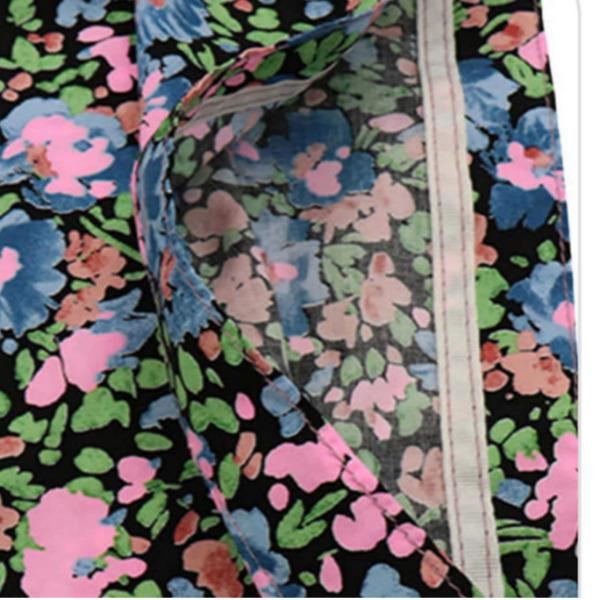 EMIS PAINTING FLOWER ECO BAG (Black)