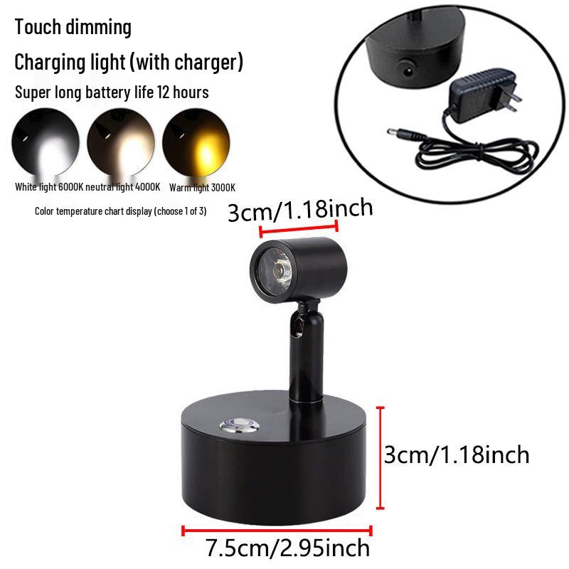 Tri-Color Touch Dimming Jewelry Display Light